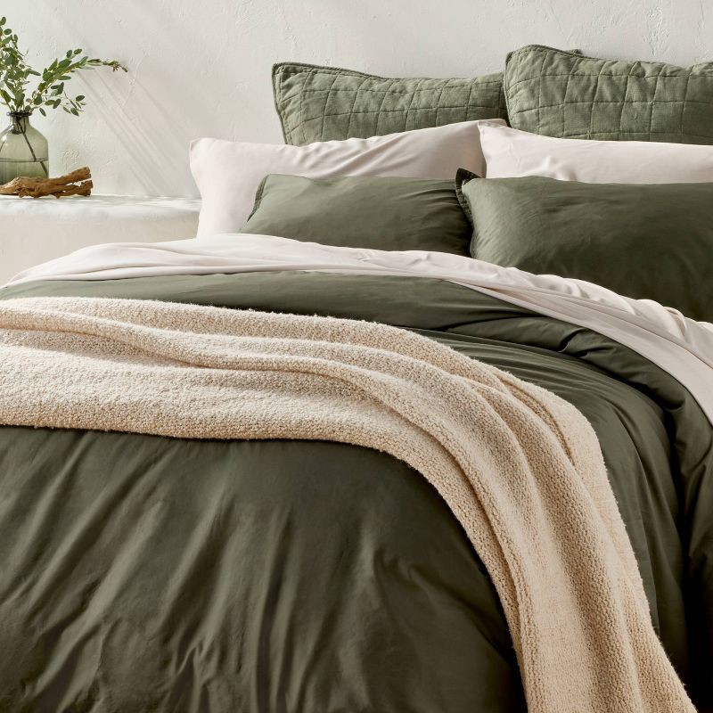 slide 2 of 5, King 400 Thread Count Rayon from Bamboo Pillowcases Natural - Casaluna™, 1 ct