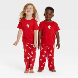 Toddler Bullseye Matching Family Pajama T-Shirt - Wondershop™ Red 2T
