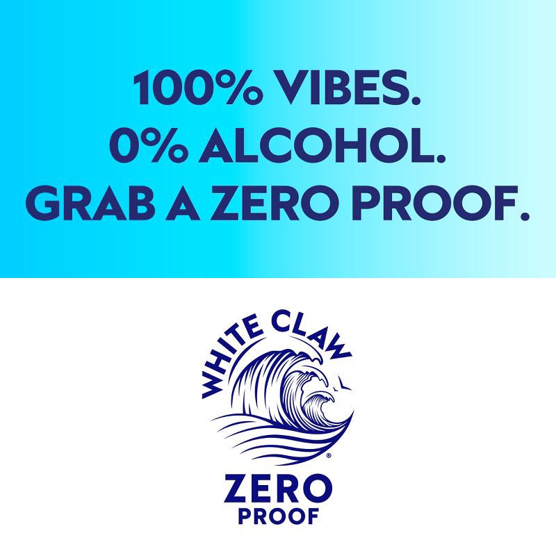 slide 2 of 14, White Claw Hard Seltzer White Claw Zero Proof Variety Pack - 12pk/12 fl oz Cans, 12 ct; 12 fl oz