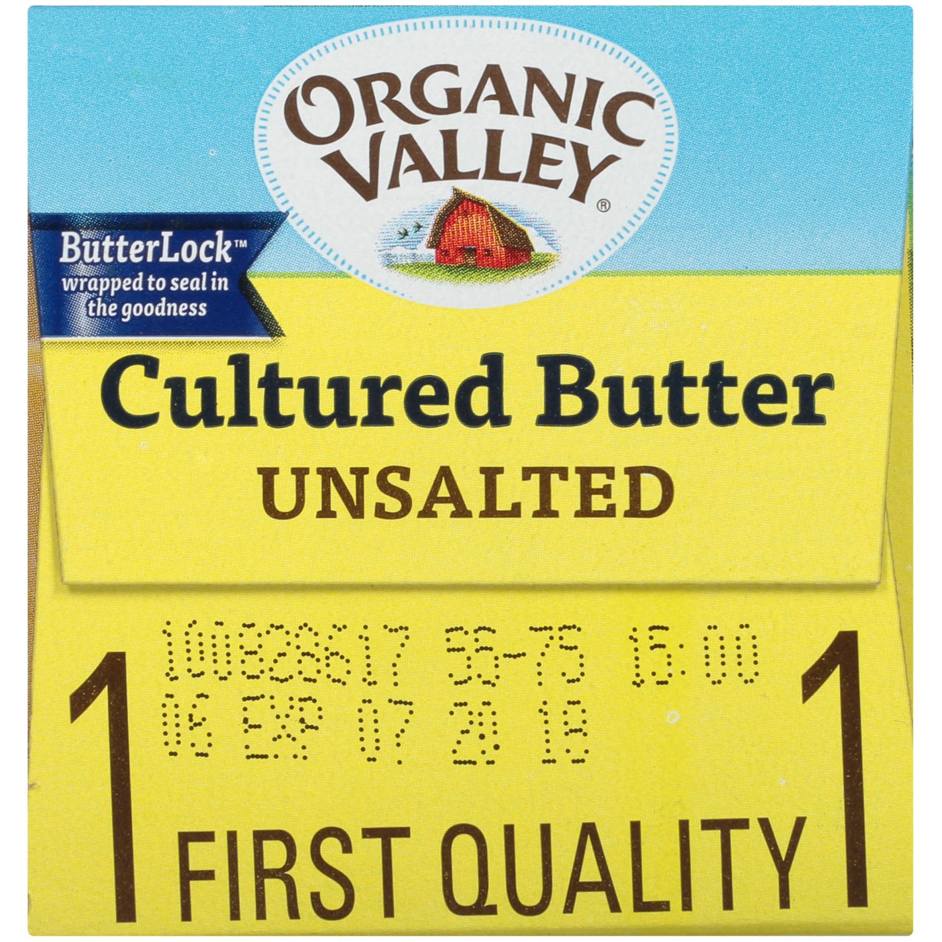 slide 8 of 8, Organic Valley Unsalted Cultured Butter, 16 oz