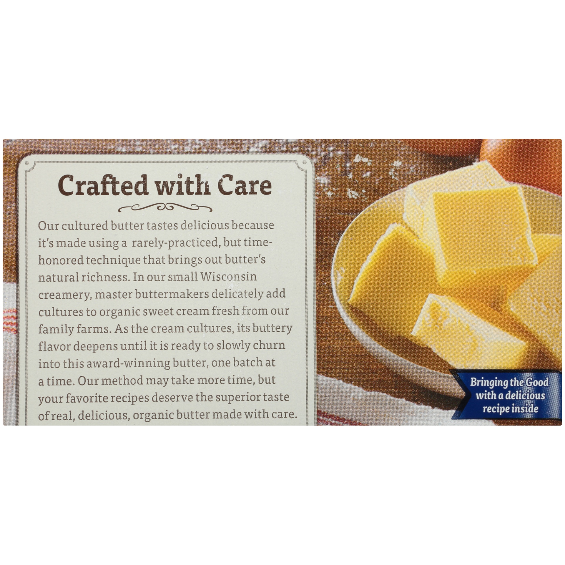 slide 2 of 8, Organic Valley Unsalted Cultured Butter, 16 oz