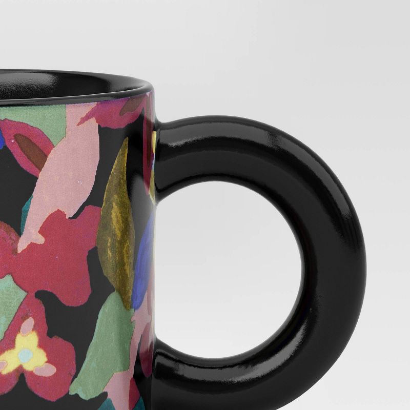 slide 3 of 3, 16oz Stoneware Vintage Floral Print Mug - Room Essentials™, 16 oz