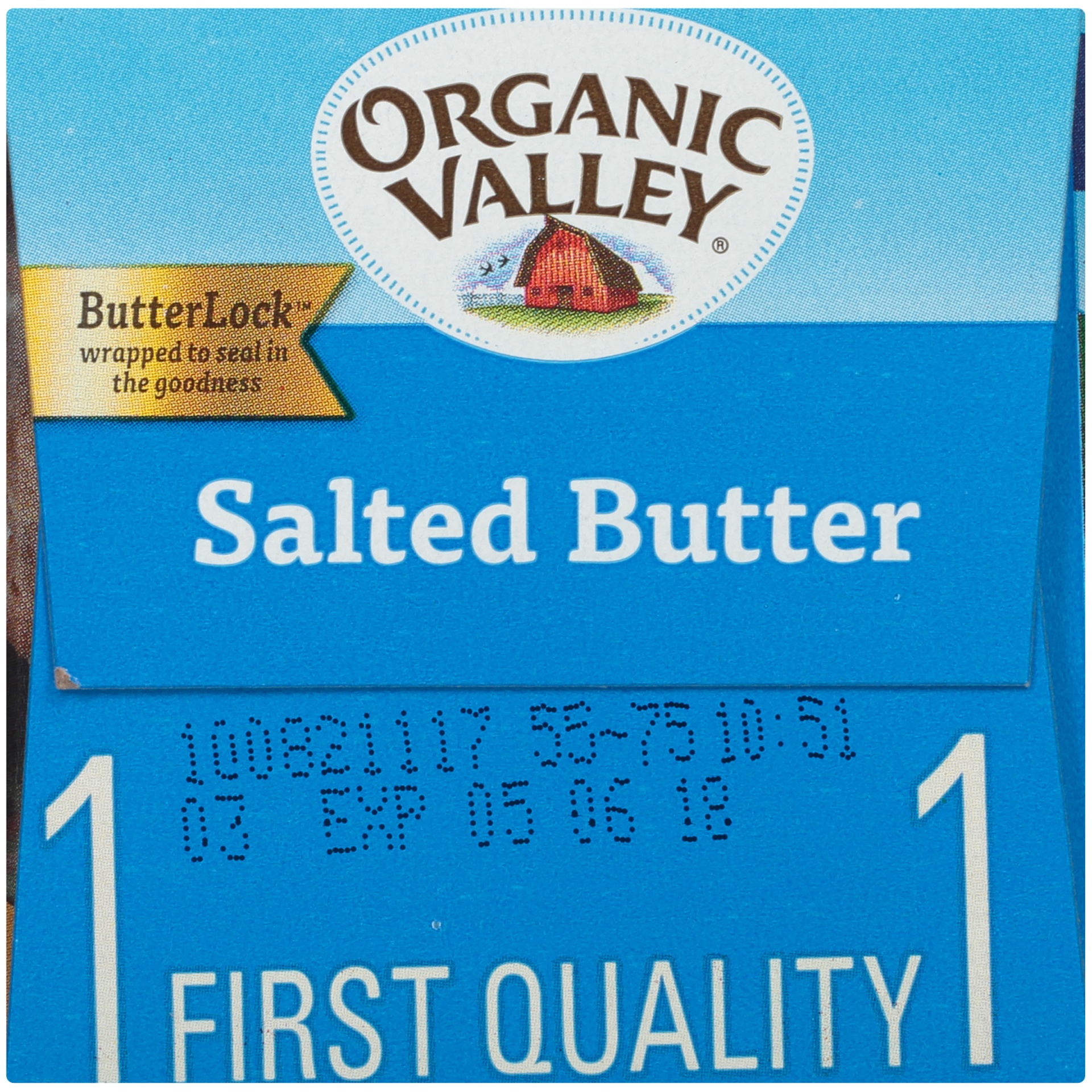 slide 4 of 8, Organic Valley Salted Butter Quarters, 16 oz