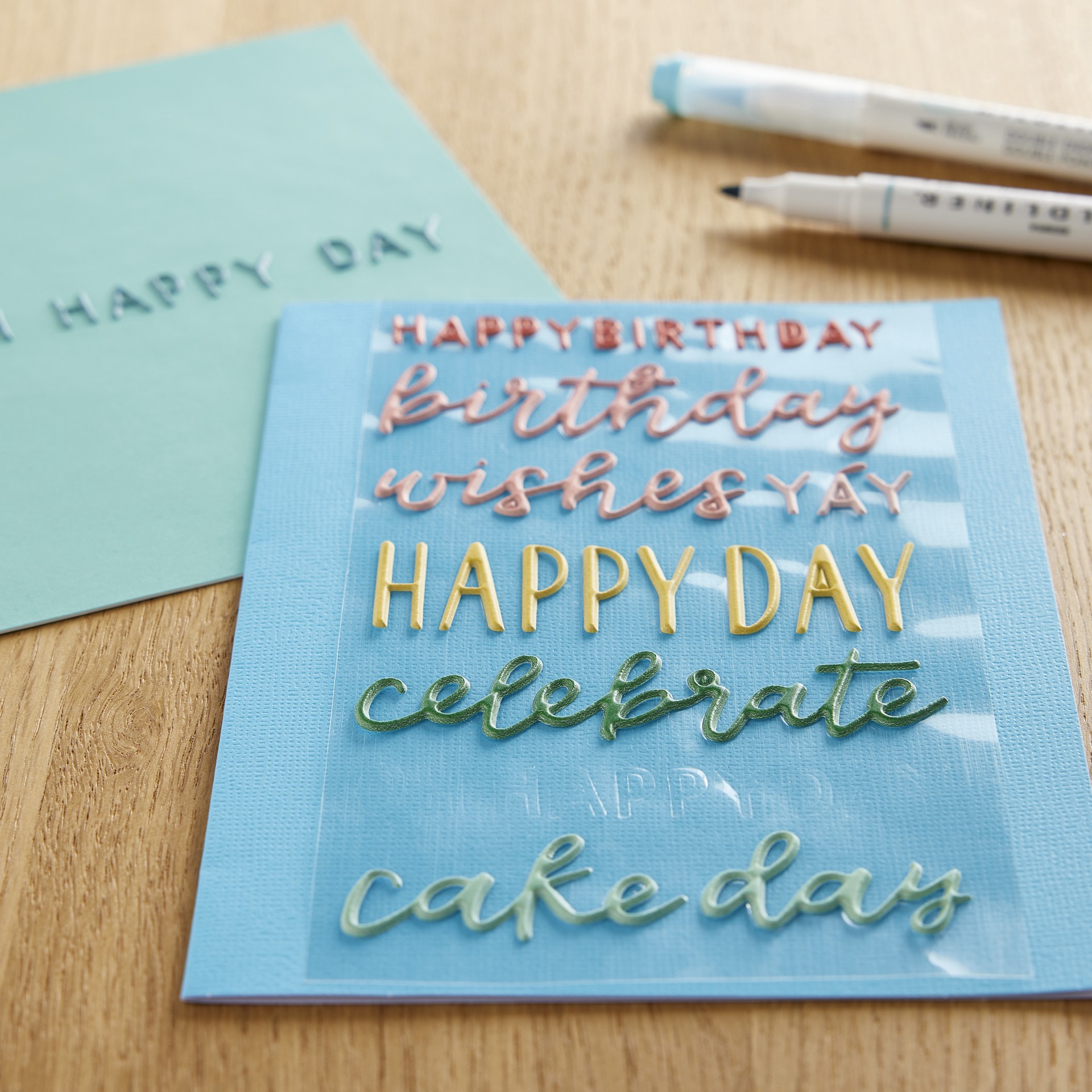 slide 2 of 3, Birthday Wishes Stickers By Recollections, 3.75 in x 6.75 in