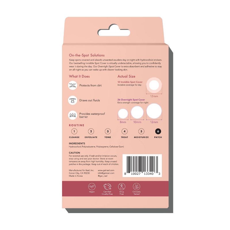 slide 2 of 7, Rael Beauty Miracle Pimple Patches Day & Night Duo Pack - 38ct, 38 ct