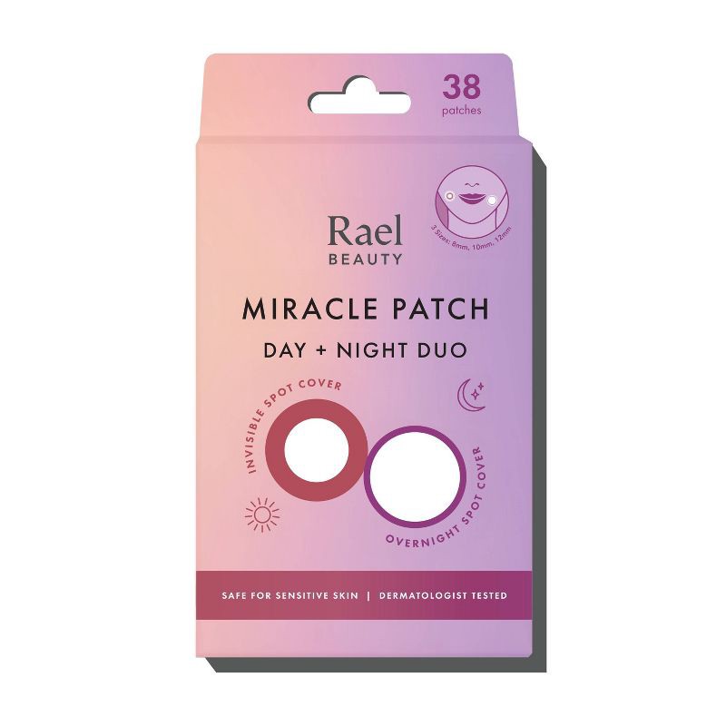 slide 1 of 7, Rael Beauty Miracle Pimple Patches Day & Night Duo Pack - 38ct, 38 ct