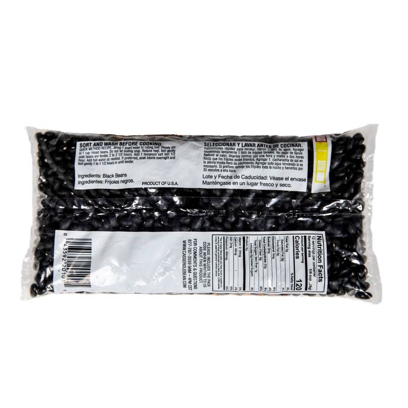 slide 3 of 3, Casserole Dried Black Beans - 16oz, 16 oz