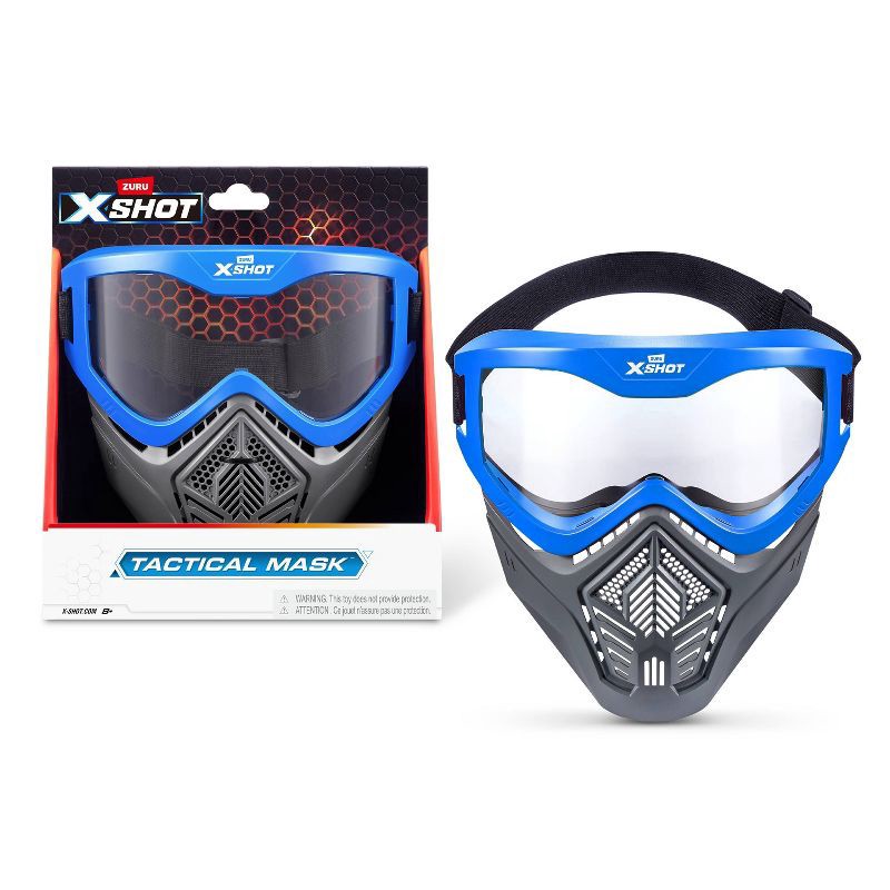 slide 1 of 10, XSHOT Battle Mask by ZURU: Toy Blasters Accessory, Plastic Material, Manual Power Source, 1 ct