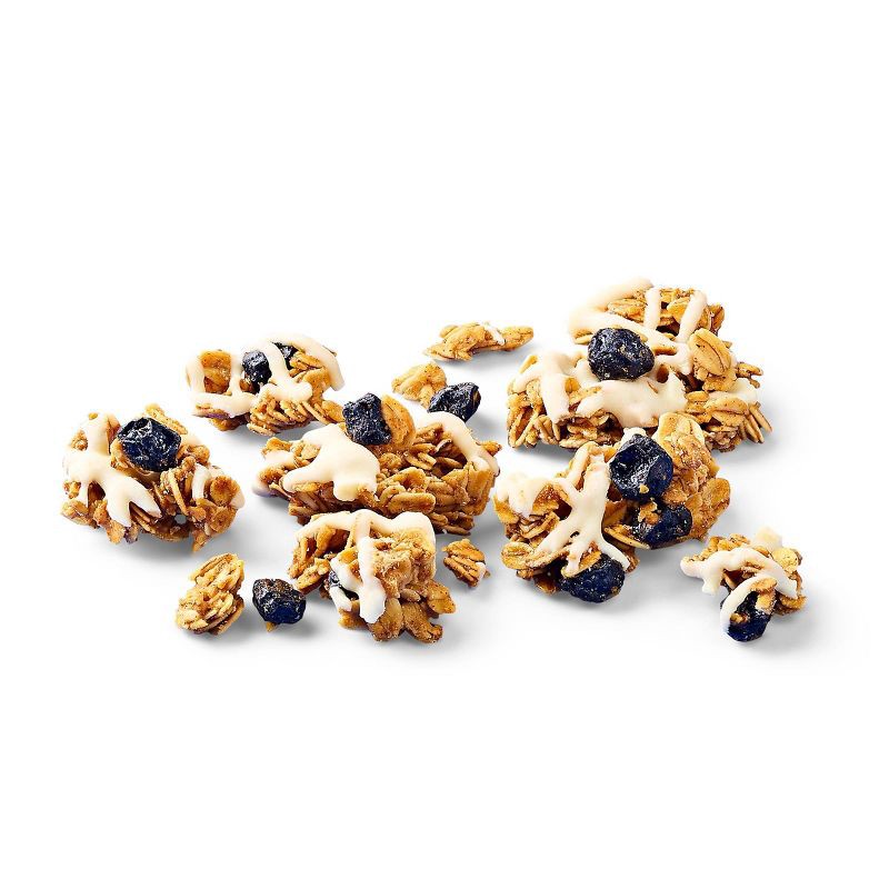 slide 3 of 3, Drizzled Lemon Blueberry Granola Clusters - 10oz - Good & Gather™, 10 oz