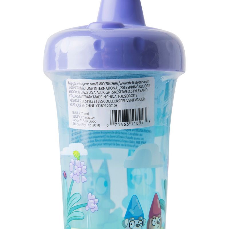 slide 4 of 4, The First Years Bluey 9oz Sippy Cup for Baby and Toddler - 9 Months+, 9 oz