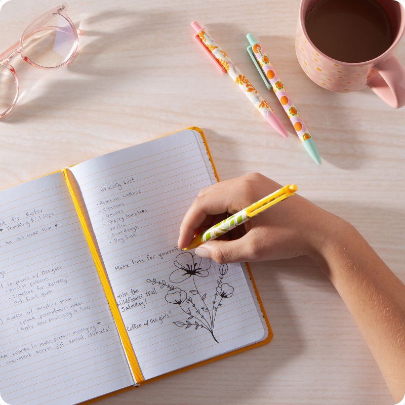 slide 2 of 5, U Brands 6ct Laguna Gel Ink Pens Saccharine Fields, 6 ct