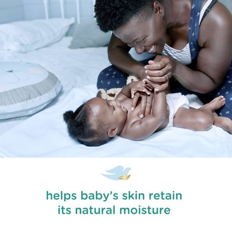 slide 5 of 7, Baby Dove Fragrance Free Moisture Baby Body Wash & Shampoo Hypoallergenic for Eczema-Prone Skin - 34 fl oz, 34 fl oz