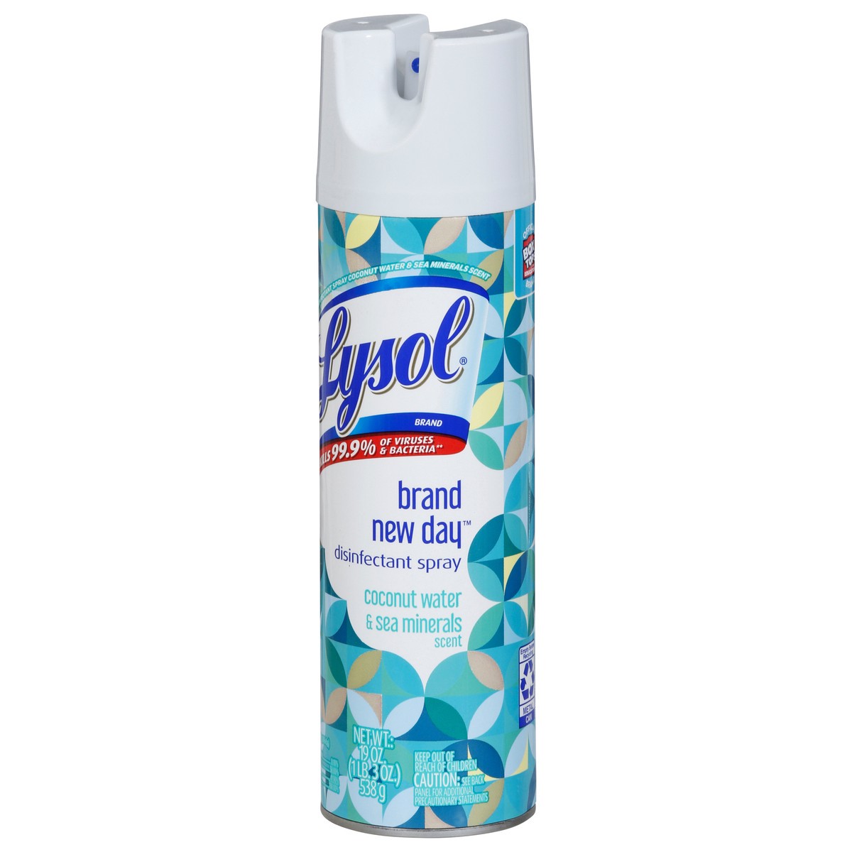 slide 5 of 9, Lysol Brand New Day Coconut Water & Sea Minerals Scent Disinfectant Spray 19 oz, 19 oz