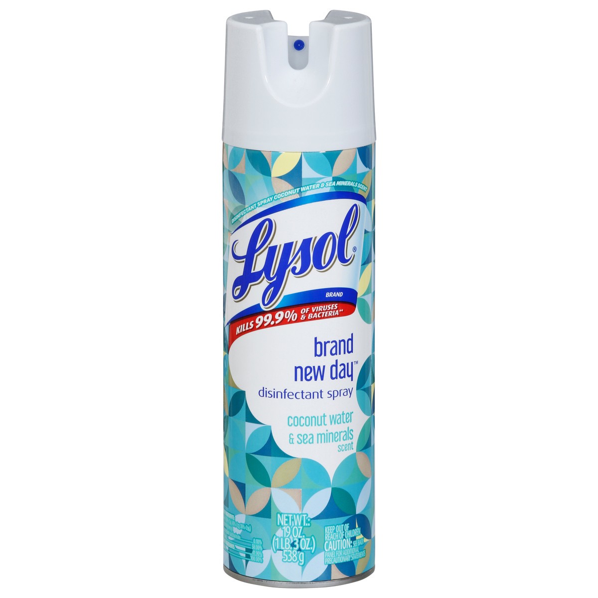 slide 1 of 9, Lysol Brand New Day Coconut Water & Sea Minerals Scent Disinfectant Spray 19 oz, 19 oz