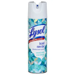 Lysol Brand New Day Coconut Water & Sea Minerals Scent Disinfectant Spray 19 oz