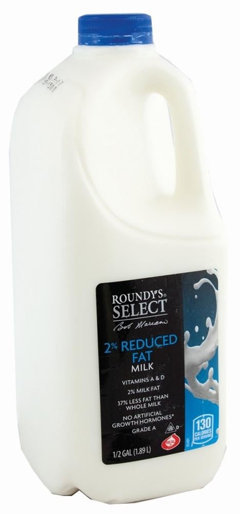 slide 1 of 1, Roundy's Roundys Select 2 Reduced Fat Milk, 12 gal