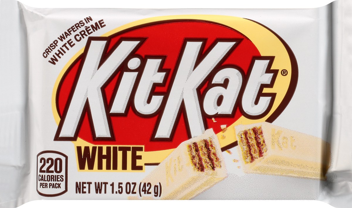 slide 1 of 8, KIT KAT White Crisp Wafer 1.5 oz, 1.5 oz