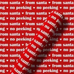 American Greetings 96"x30" Christmas Wrapping Paper From Santa