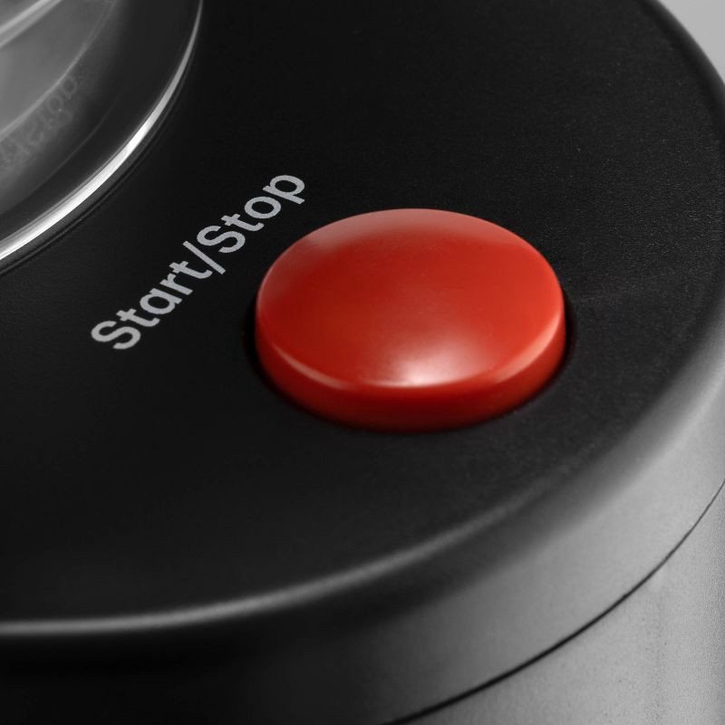 slide 3 of 6, Bodum Bistro Conical Burr Electric Coffee Grinder Black: 12 Settings, Stainless Steel, BPA-Free, Coarse to Fine Grind, 1 ct