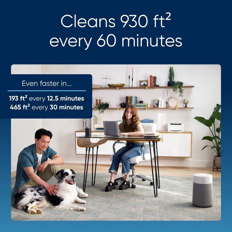 slide 3 of 10, Blueair Pure 511i Max HEPA Silent Air Purifier for Small Room, 926 sq. ft. Coverage, 1 ct