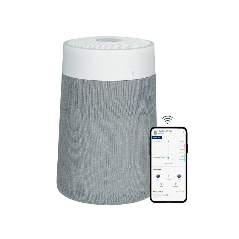 slide 1 of 10, Blueair Pure 511i Max HEPA Silent Air Purifier for Small Room, 926 sq. ft. Coverage, 1 ct