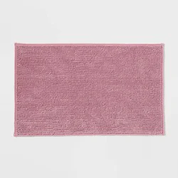 20"x32" Everyday Chenille Bath Rug Pink - Room Essentials™