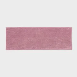 20"x58" Runner Everyday Chenille Bath Rug Pink - Room Essentials™