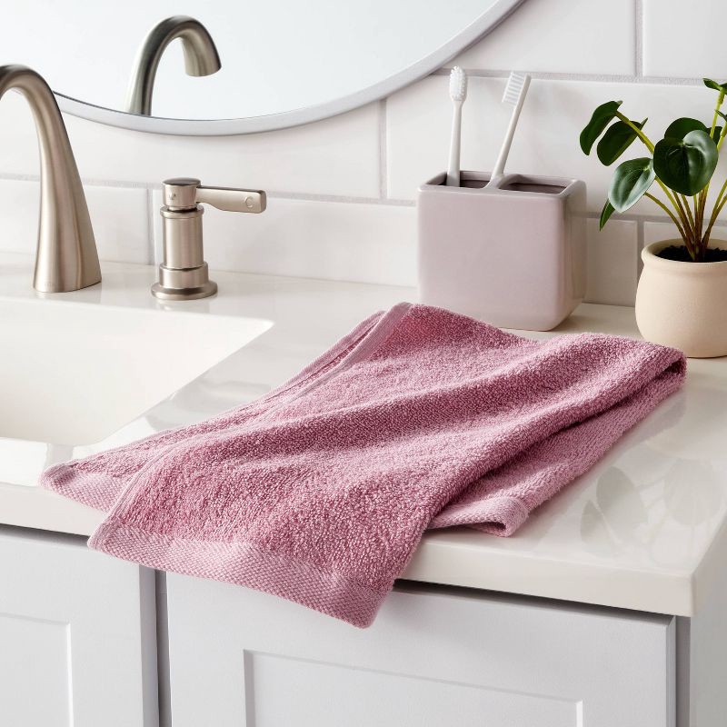 slide 2 of 4, Everyday Hand Towel Pink - Room Essentials™, 1 ct