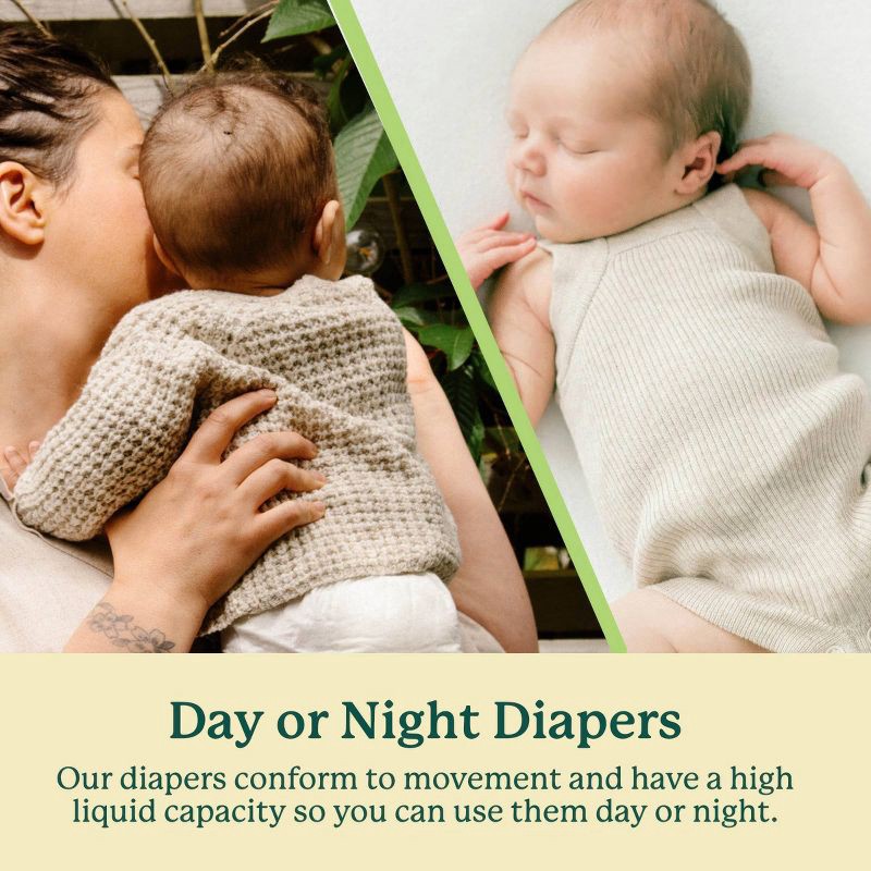 slide 15 of 19, EcoPeaCo. Bamboo Disposable Diapers Made with Organic Bamboo and Viscose - Trial and Travel - Size 4 - 7ct, 4 x 7 ct