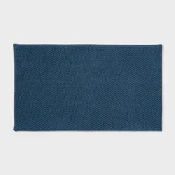 20"x34" Performance Plus Cotton Memory Foam Bath Rug Teal - Threshold™
