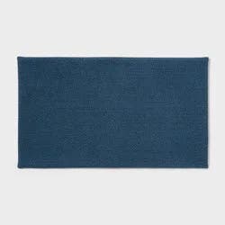 20"x34" Performance Plus Cotton Memory Foam Bath Rug Teal - Threshold™