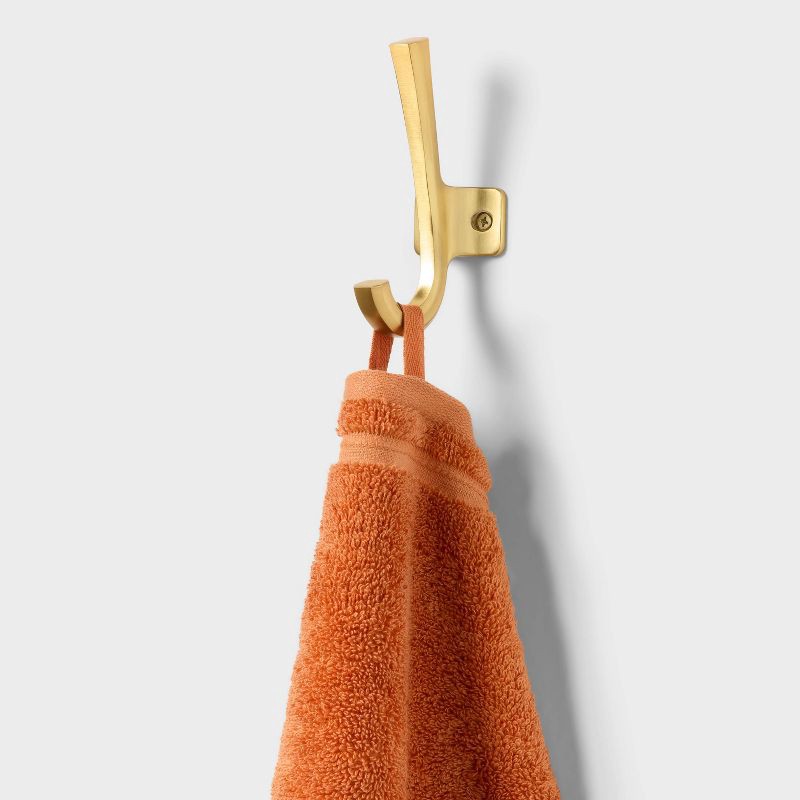 slide 5 of 5, 4pk Total Fresh Antimicrobial Washcloth Set Orange - Threshold™, 4 ct