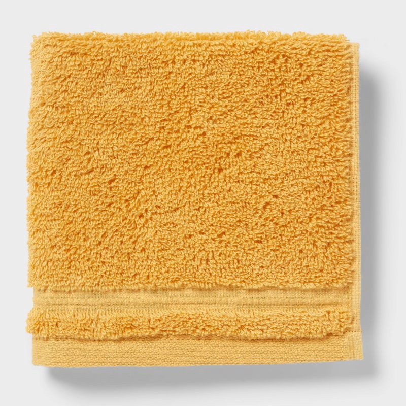 slide 3 of 5, 4pk Total Fresh Antimicrobial Washcloth Set Gold - Threshold™, 4 ct