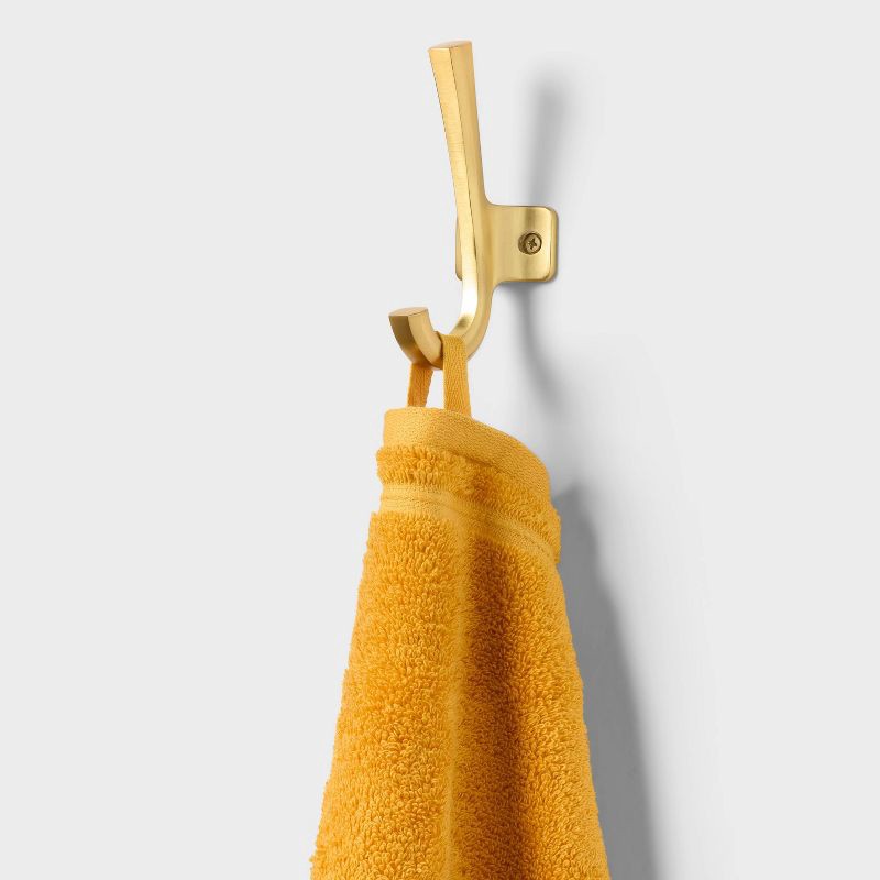 slide 5 of 5, 4pk Total Fresh Antimicrobial Washcloth Set Gold - Threshold™, 4 ct