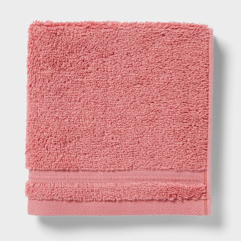 slide 3 of 5, 4pk Total Fresh Antimicrobial Washcloth Set Pink - Threshold™, 4 ct