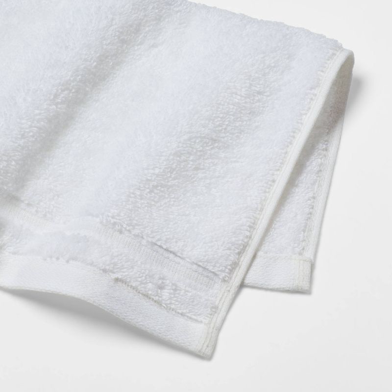 slide 4 of 5, 4pk Total Fresh Antimicrobial Washcloth Set White - Threshold™, 4 ct