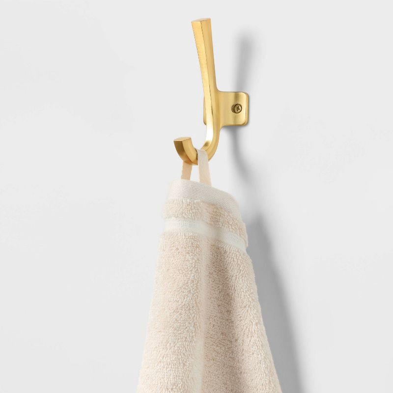 slide 5 of 5, 4pk Total Fresh Antimicrobial Washcloth Set Tan - Threshold™, 4 ct