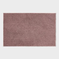 24"x38" Performance Plus Plush Non Skid Bath Rug Mauve - Threshold™