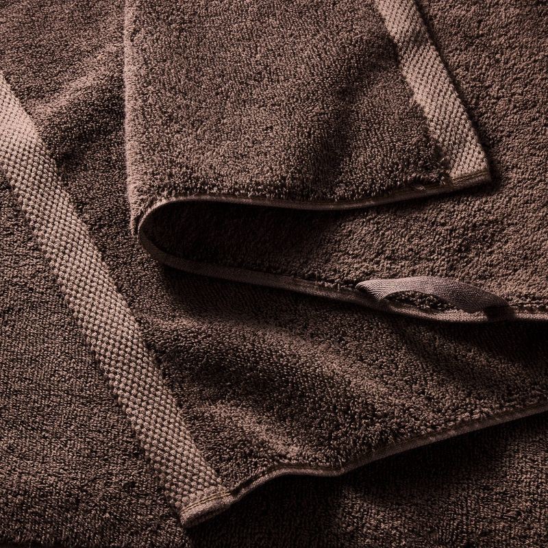 slide 3 of 4, 2pk Organic Hand Towel Brown - Casaluna™, 2 ct