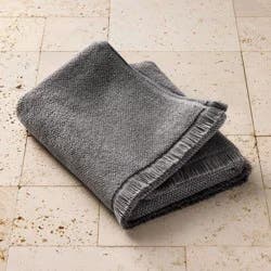 Organic Texture Bath Towel Gray - Casaluna™