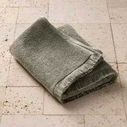 Organic Texture Bath Towel Olive - Casaluna™