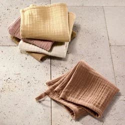 5pk Organic Gauze Washcloth Set Warm - Casaluna™