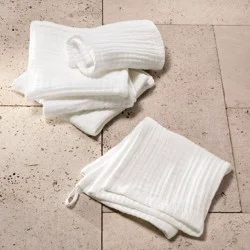5pk Organic Gauze Washcloth Set Neutrals - Casaluna™