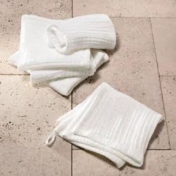 5pk Organic Gauze Washcloth Set Neutrals - Casaluna™