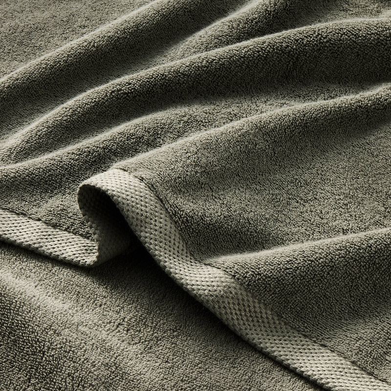 slide 3 of 4, Organic Bath Towel Olive - Casaluna™, 1 ct