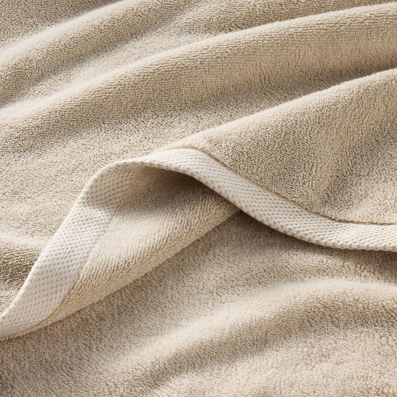 slide 3 of 4, Organic Bath Sheet Natural - Casaluna™, 1 ct