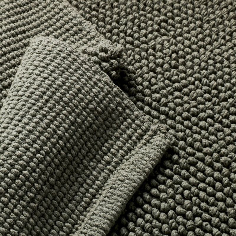 slide 3 of 4, 21"x34" Textured Bath Mat Olive - Casaluna™, 1 ct