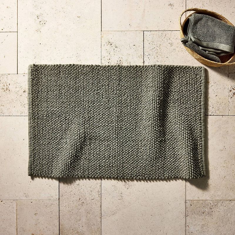 slide 2 of 4, 21"x34" Textured Bath Mat Clay - Casaluna™, 1 ct