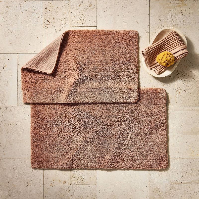slide 2 of 4, 21"x34" Modal Plush Bath Rug Clay - Casaluna™, 1 ct