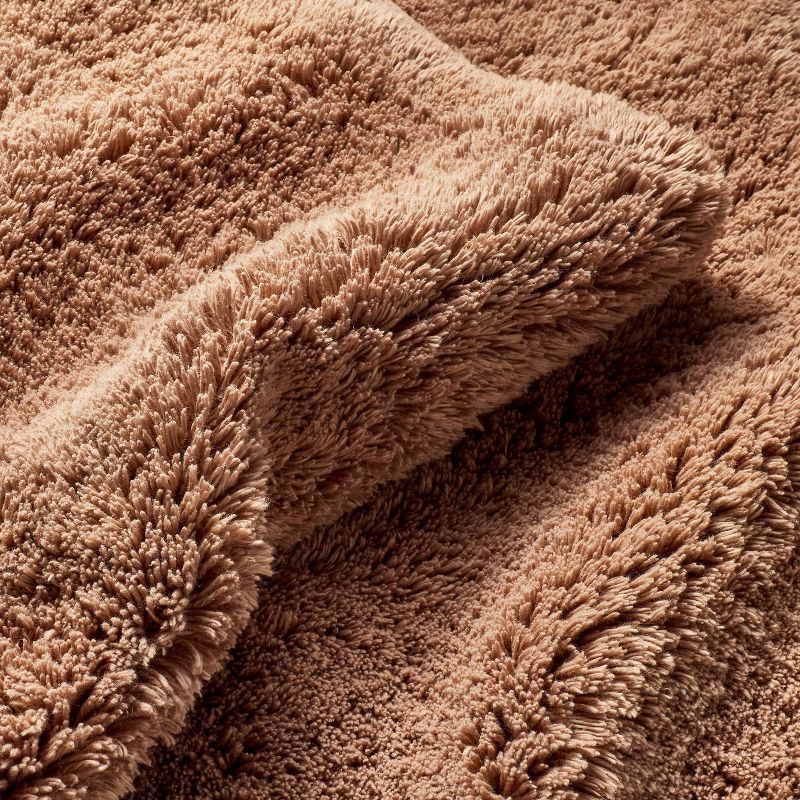 slide 3 of 4, 21"x34" Modal Plush Bath Rug Clay - Casaluna™, 1 ct